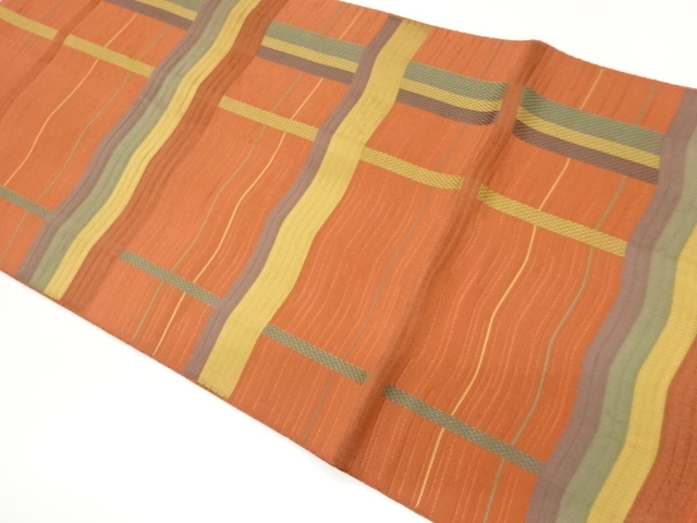 JAPANESE NAGOYA OBI / WOVEN STRIPE